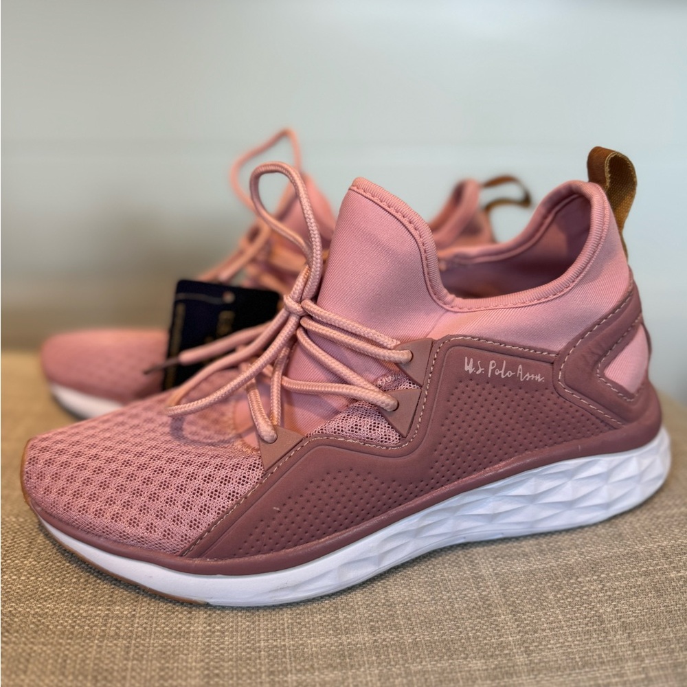 Brand New w/ tags! - U.S. Polo Assn. Women's Pink Slip-On Athletic Sneakers